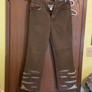 Ladies jeans by DG2  brown